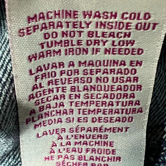 YMI Jean Jacket W/Removeable Faux Fur Around Neck Size L - Picture 8 of 9